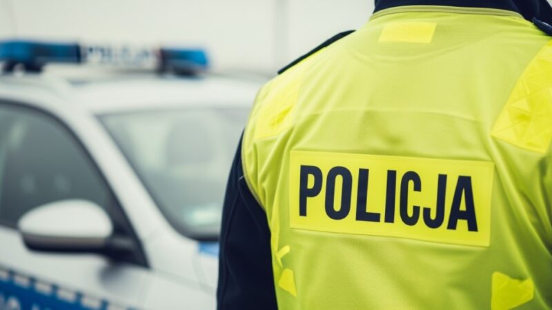 Drony w akcji: Policja monitoruje ruch na S7 w Elblągu