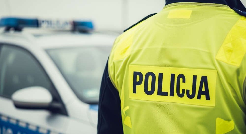 Drony w akcji: Policja monitoruje ruch na S7 w Elblągu