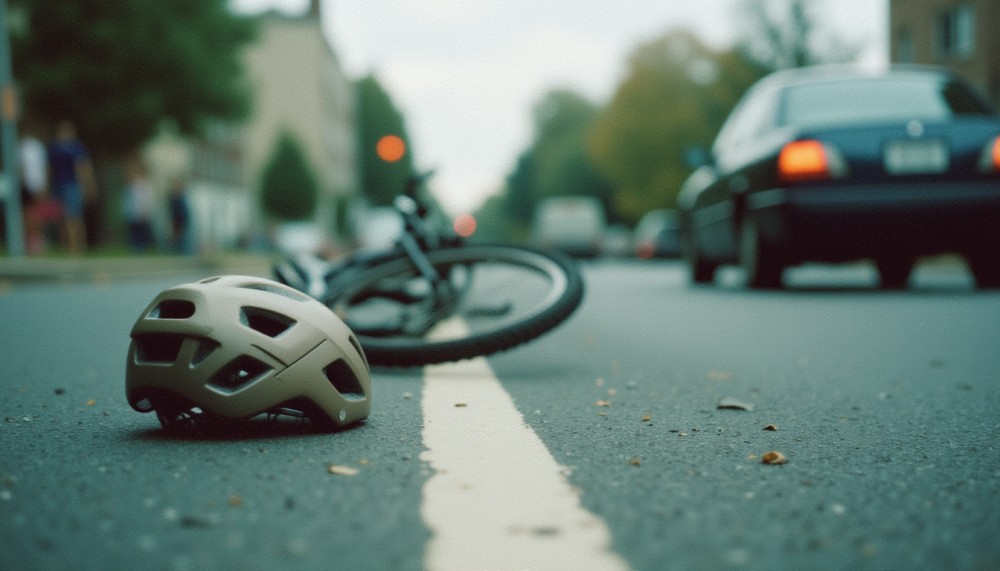 Rowerzysta ranny w lesie – policjanci odnaleźli go w ciemnościach