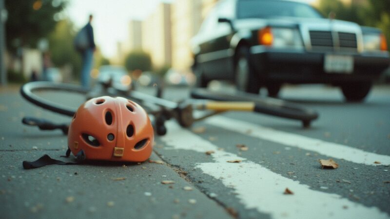Rowerzysta w tarapatach! Policja z Elbląga uratowała rannego mężczyznę w lesie
