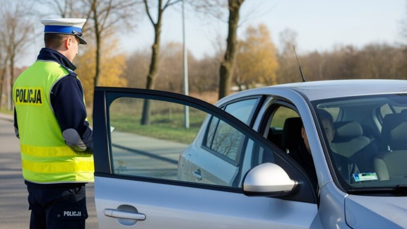 Szokujący manewr na S7: Mężczyzna zaciągnął hamulec ręczny w ruchu!