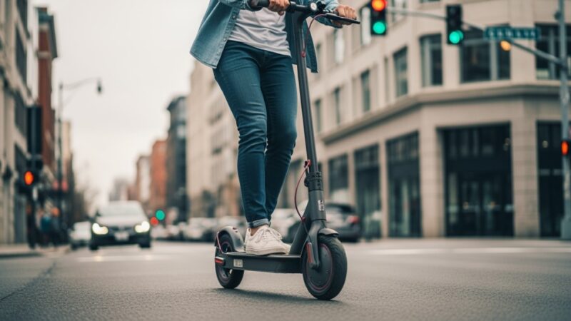 24-latek na hulajnodze przekroczył prędkość o 15 km/h, mandatem się nie uchyli!