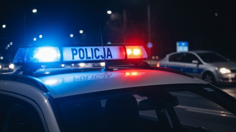 Bezdomny mężczyzna wybił szybę w elbląskiej komendzie, szukając schronienia