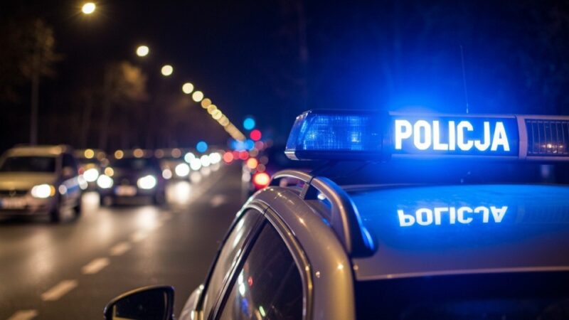 Elbląg w weekend pod lupą: 21 kolizji, setki kontroli i mandaty dla kierowców