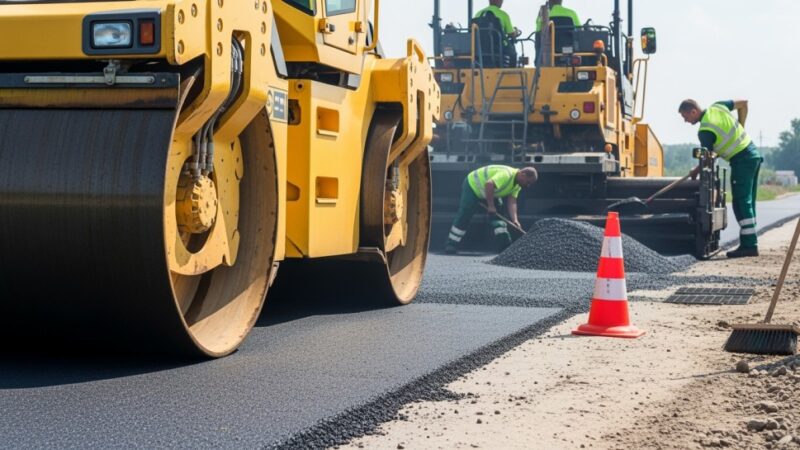 Nowa nawierzchnia drogi 505 w Młynarach – inwestycja, która poprawi komfort i bezpieczeństwo!