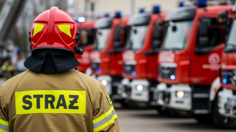 Młodzi kadetki w akcji: Szkolenie w Jednostce Ratowniczo-Gaśniczej nr 3 w Pasłęku