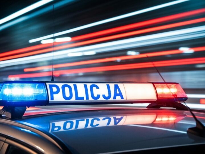 Groźna ucieczka na rondzie: nielegalny kierowca w rękach policji