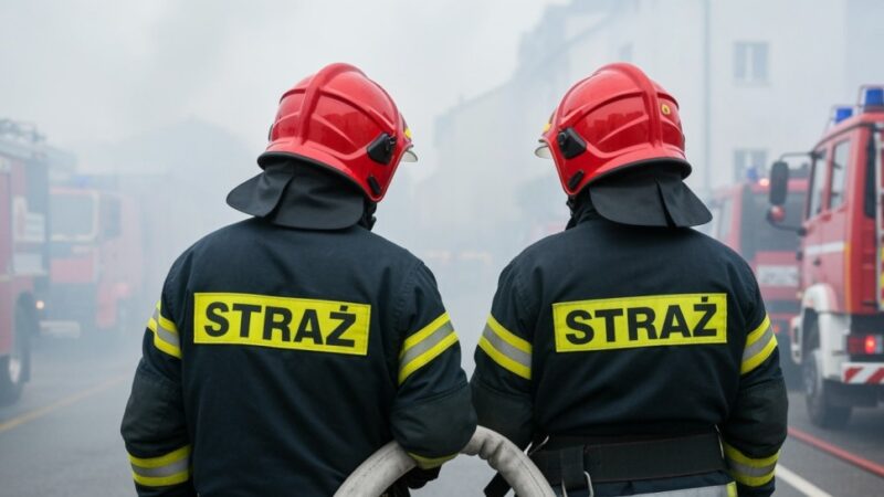 Czujnik uratował życie: szybka akcja strażaków w Elblągu