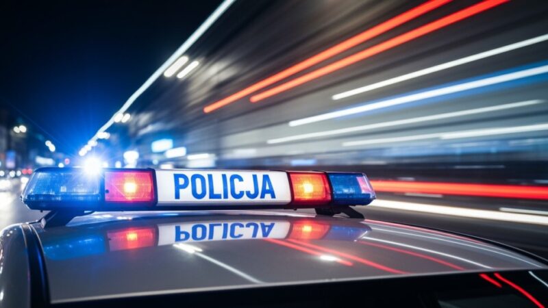 Driftujący 20-latek w tarapatach: mandat i pasażerowie w bagażniku!