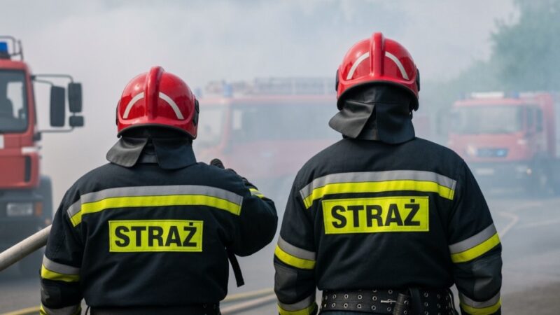 Pożar w Stankowie: szybka akcja strażaków ratuje sytuację