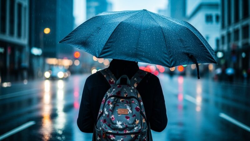 Burze nad warmińsko-mazurskim: Przygotuj się na intensywne opady i silny wiatr!