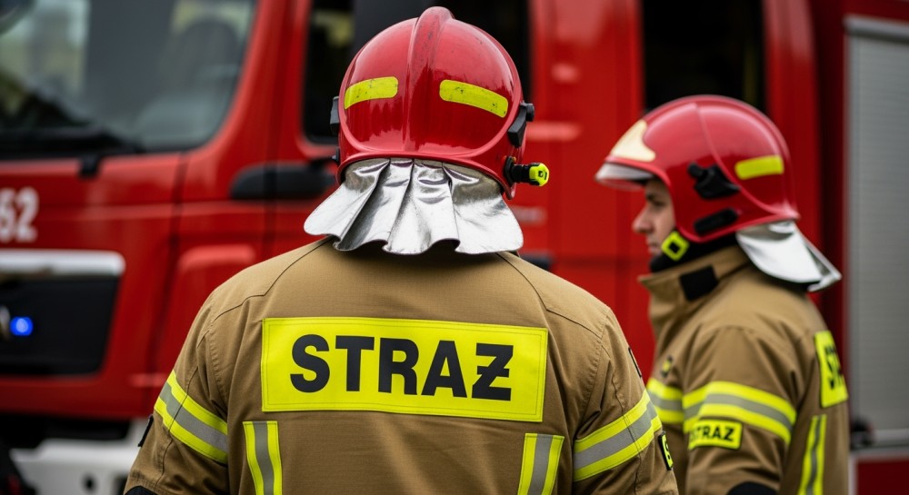 Strażacy ćwiczą w Dąbrowie, by skuteczniej walczyć z pożarami lasów