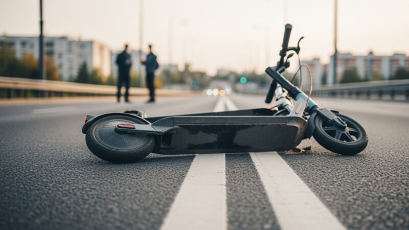 Hulajnoga kontra Renault: Mandaty za nieostrożność w Elblągu