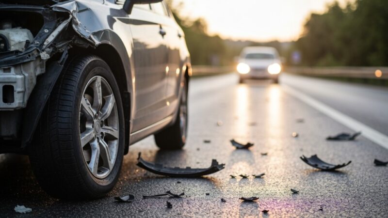 Drzewo spadło na auto w Piastowie – kierowca na szczęście ocalał!