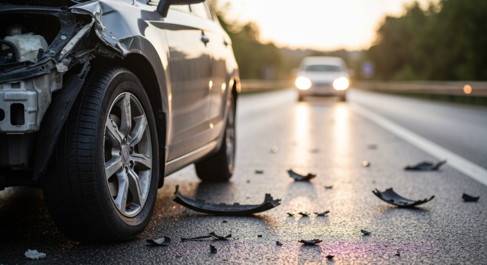 Drzewo spadło na auto w Piastowie – kierowca na szczęście ocalał!