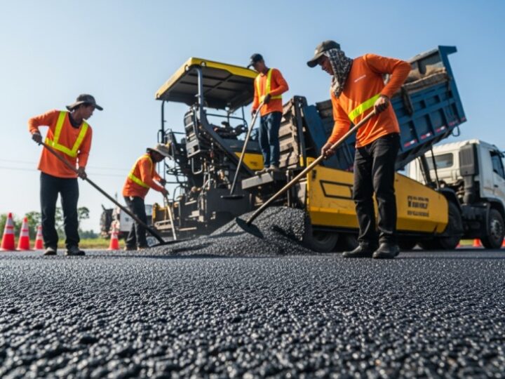 Inspekcja postępu prac na drogach powiatowych w gminie Godkowo