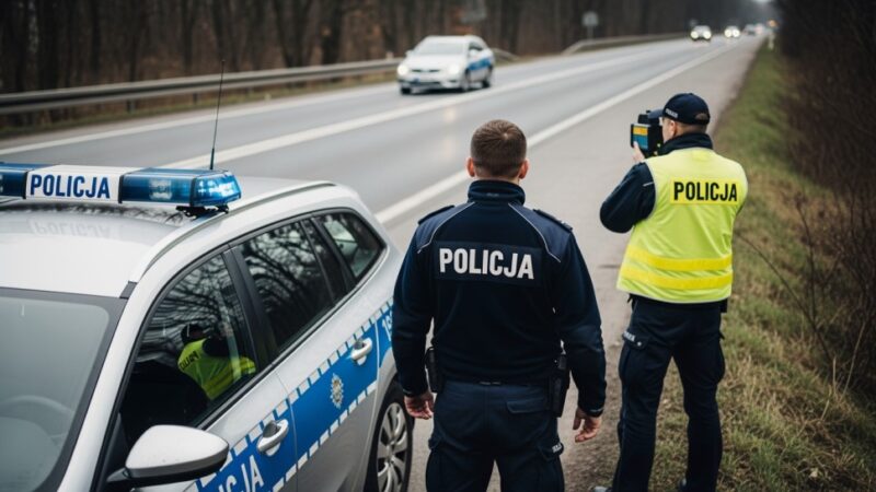 Młody kierowca na hulajnodze: Wypadek na S22 pod wpływem alkoholu!