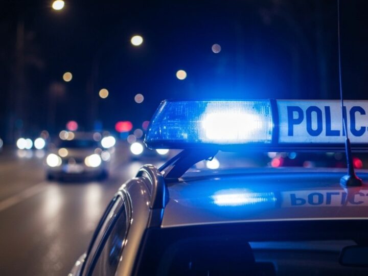 Kierowca Mercedesa w rowie: nocna interwencja policji po spożyciu alkoholu