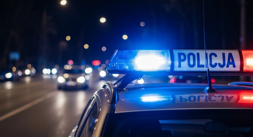 Kierowca Mercedesa w rowie: nocna interwencja policji po spożyciu alkoholu