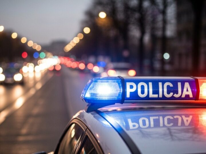 Elbląg: Policja zatrzymuje mężczyznę z narkotykami na parkingu
