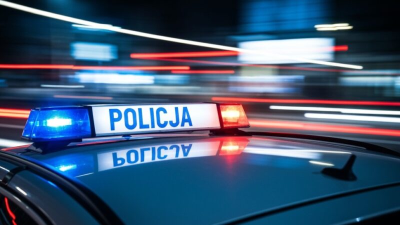 Policjant w pijanym amoku ucieka po kolizji w Elblągu