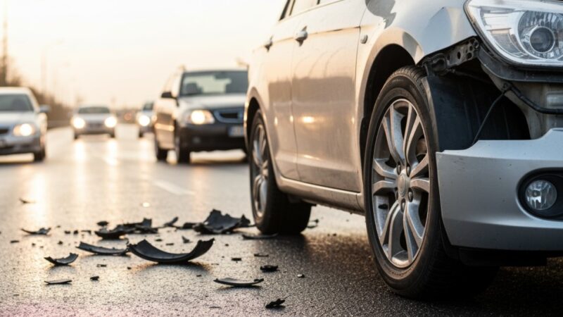 Pijany motorowerzysta zderzył się z rowerzystą w Raczkach Elbląskich