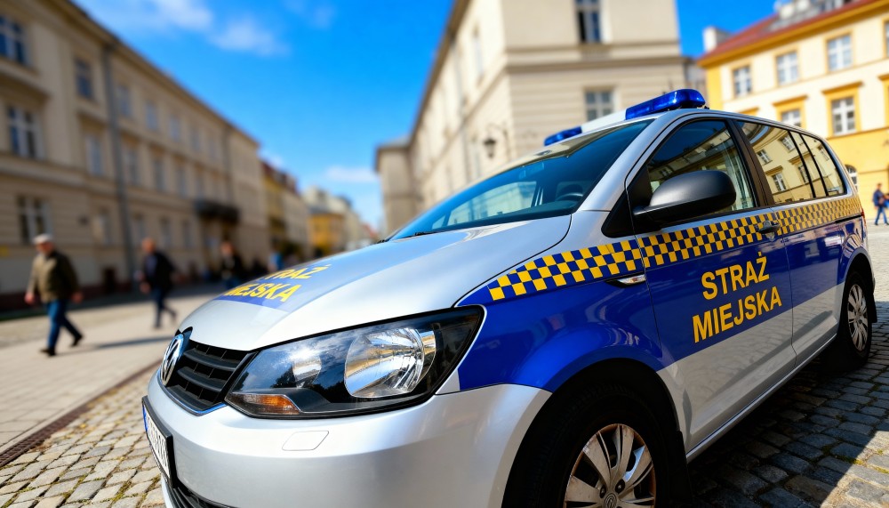 Założyli blokadę na koło. Kierowca odjechał, zostawiając felgę z oponą?